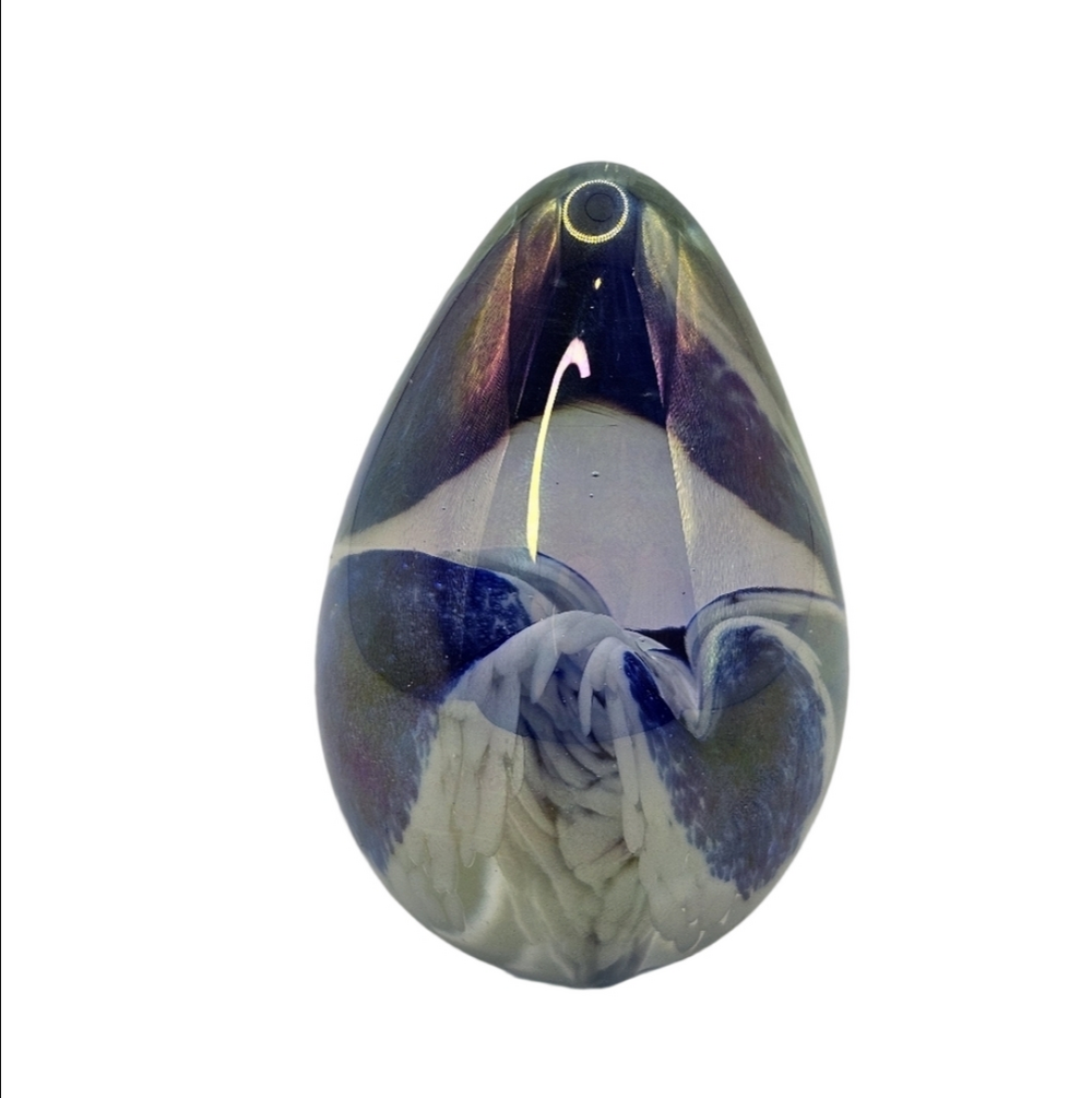 Vintage Glass Eye Studio Art Paper Weight